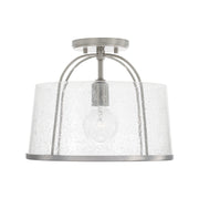 Capital Lighting 247011BN Madison One Light Semi-Flush Mount, Brushed Nickel Main Image.jpg
