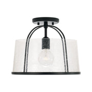 Capital Lighting 247011MB Madison One Light Flush Mount, Matte Black Main Image.jpg