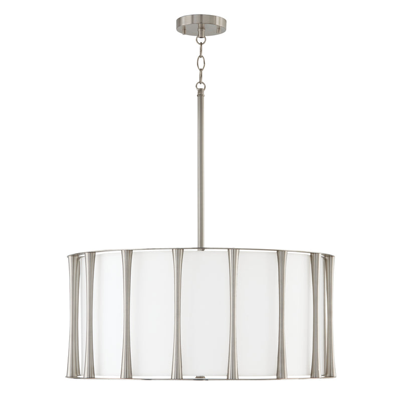 Capital Lighting 344641BN Bodie Four Light Pendant, Brushed Nickel Main Image.jpg