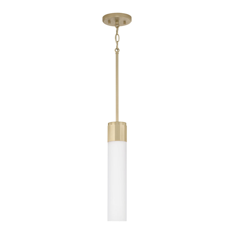 Capital Lighting 346211SF Sutton One Light Pendant, Soft Gold Main Image.jpg