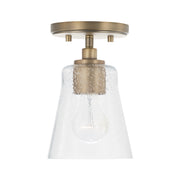 Capital Lighting 346911AD-533 Baker One Light Pendant, Aged Brass Main Image.jpg
