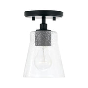 Capital Lighting 346911MB-533 Baker One Light Pendant, Matte Black Main Image.jpg