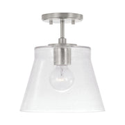 Capital Lighting 346912BN Baker One Light Pendant, Brushed Nickel Main Image.jpg