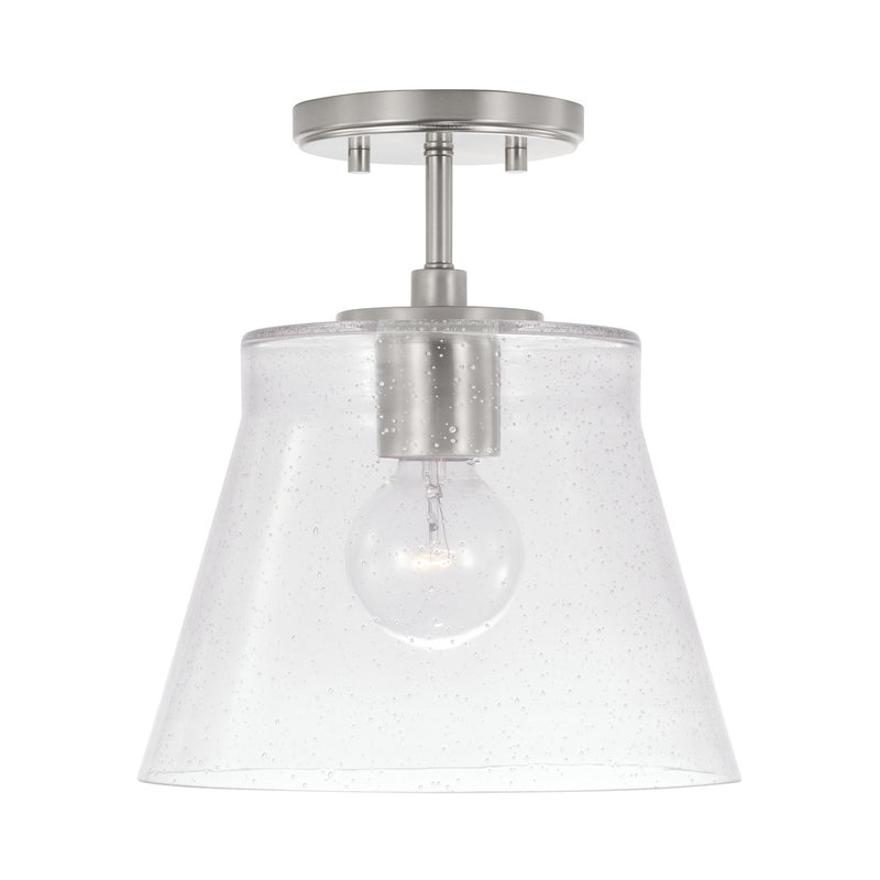 Capital Lighting 346912BN Baker One Light Pendant, Brushed Nickel Main Image.jpg