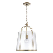 Capital Lighting 347011AD Madison One Light Pendant, Aged Brass Main Image.jpg