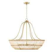 Capital Lighting 444161MA Wren Six Light Chandelier, Matte Brass Main Image.jpg