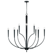 Capital Lighting 445901MB Holden Ten Light Chandelier, Matte Black Main Image.jpg