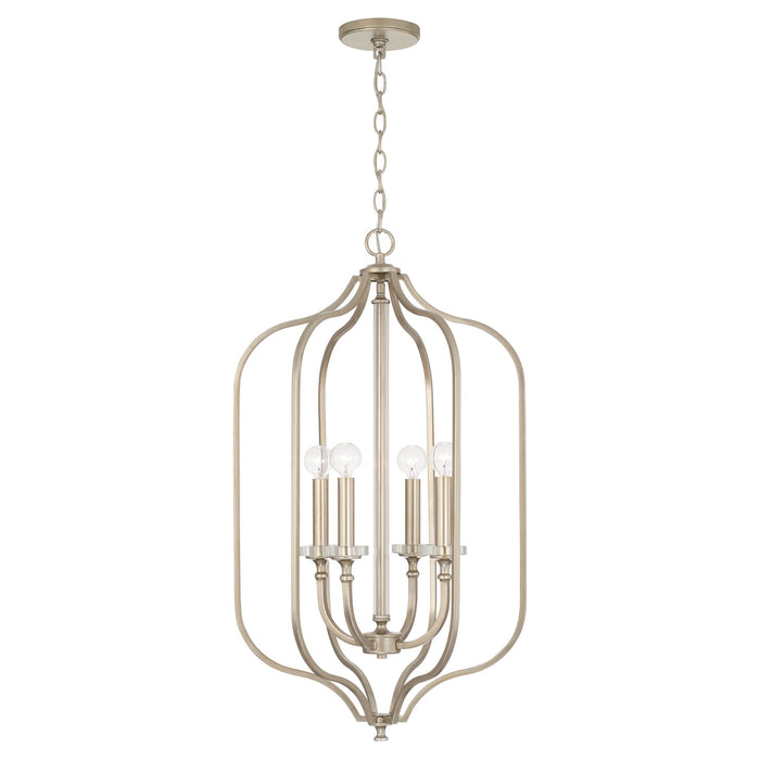 Capital Lighting 544841BS Breigh Four Light Foyer Pendant, Brushed Champagne Main Image.jpg