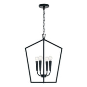 Capital Lighting 545941MB Holden Four Light Foyer Pendant, Matte Black Main Image.jpg