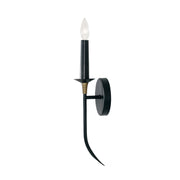 Capital Lighting 645611KB Amara One Light Wall Sconce, Matte Black with Brass Main Image.jpg
