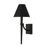Capital Lighting 645911MB Holden One Light Wall Sconce, Matte Black Main Image.jpg