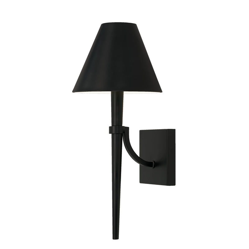 Capital Lighting 645911MB Holden One Light Wall Sconce, Matte Black Main Image.jpg