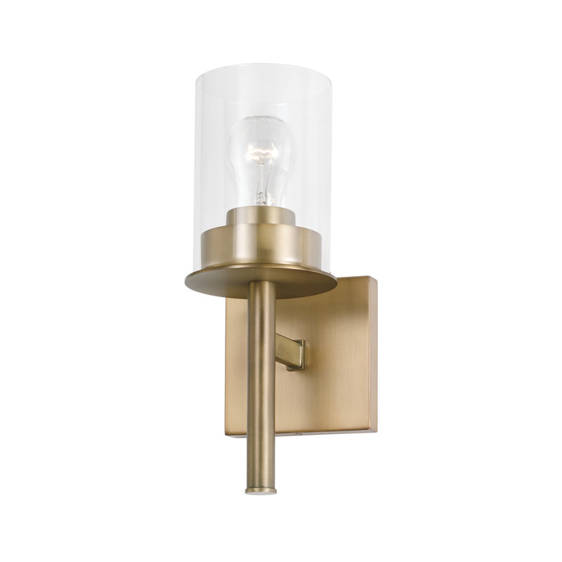 Capital Lighting 646811AD-532 Mason One Light Wall Sconce, Aged Brass Main Image.jpg