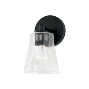 Capital Lighting 646911MB-533 Baker One Light Wall Sconce, Matte Black Main Image.jpg
