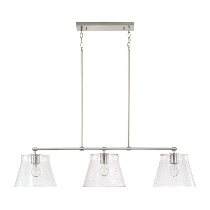 Capital Lighting 846931BN Baker Three Light Island Pendant, Brushed Nickel Main Image.jpg