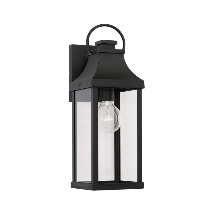 Capital Lighting 946411BK Bradford One Light Outdoor Wall Lantern, Black Main Image.jpg