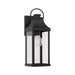 Capital Lighting 946411BK Bradford One Light Outdoor Wall Lantern, Black Main Image.jpg