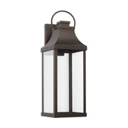 Capital Lighting 946431OZ-GL Bradford One Light Outdoor Wall Lantern, Oiled Bronze Main Image.jpg