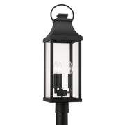 Capital Lighting 946432BK Bradford Three Light Outdoor Post Lantern, Black Main Image.jpg