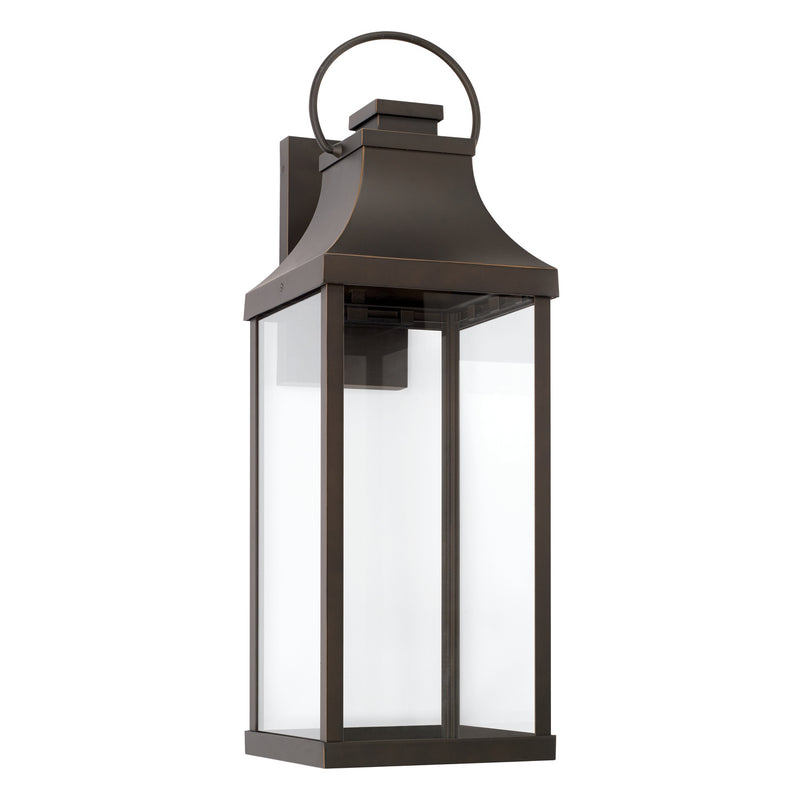 Capital Lighting 946441OZ-GL Bradford One Light Outdoor Wall Lantern, Oiled Bronze Main Image.jpg