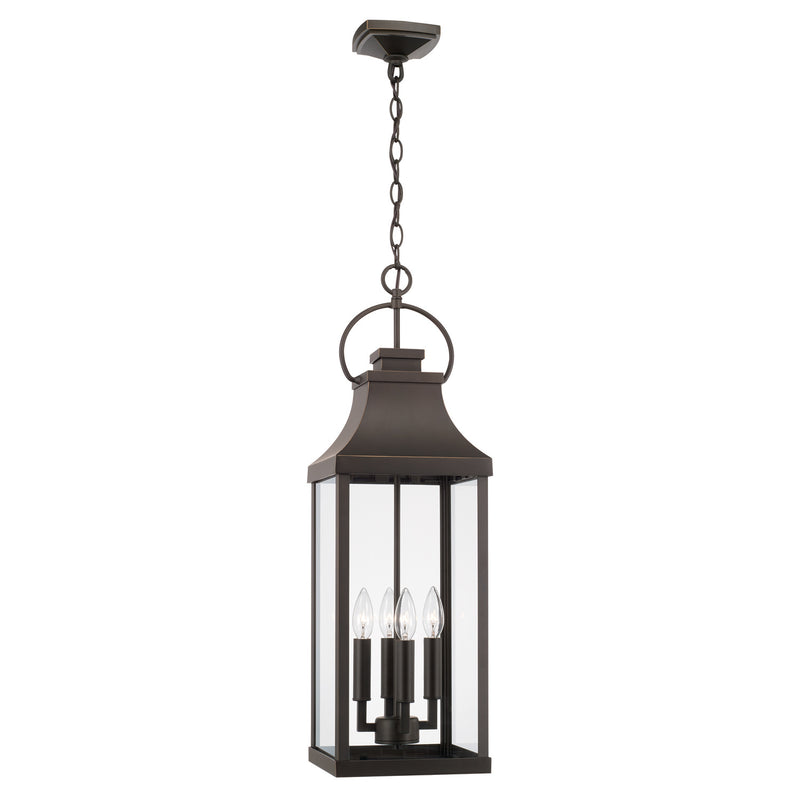Capital Lighting 946442OZ Bradford Four Light Outdoor Hanging Lantern, Oiled Bronze Main Image.jpg