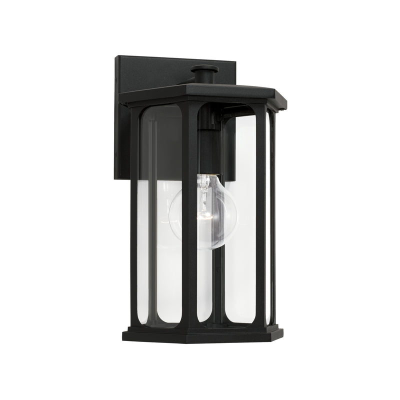 Capital Lighting 946611BK Walton One Light Outdoor Wall Lantern, Black Main Image.jpg