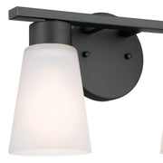 Kichler 55120BK Two Light Bath, Black (2)