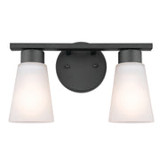 Kichler 55120BK Two Light Bath, Black (4)