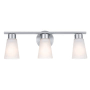 Kichler 55121NI Three Light Bath, Brushed Nickel (4)