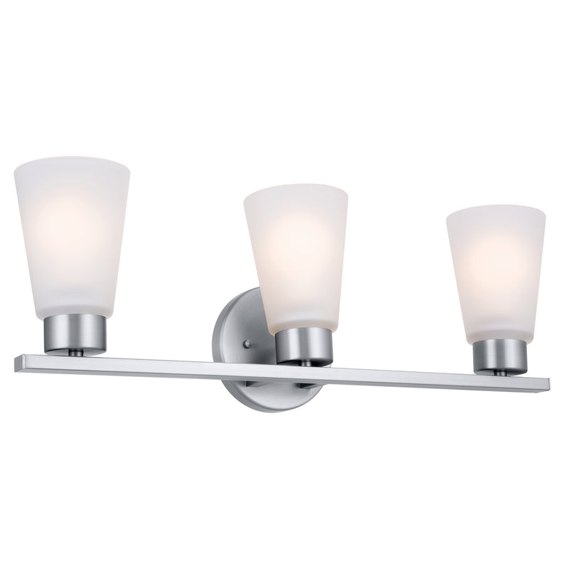 Kichler 55121NI Three Light Bath, Brushed Nickel (6)