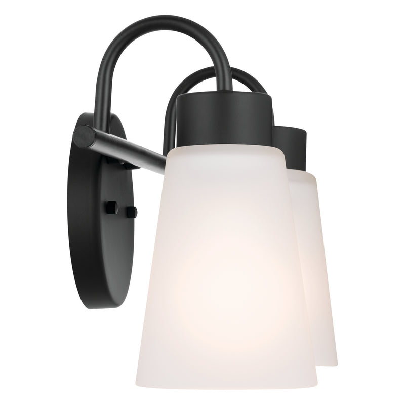 Kichler 55125BK Two Light Bath, Black (3)
