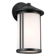 Kichler 59099BK One Light Outdoor Wall Mount, Black