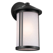 Kichler 59100BK One Light Outdoor Wall Mount, Black