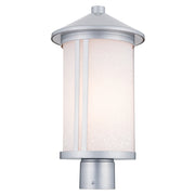 Kichler 59101BA One Light Outdoor Post Mount, Brushed Aluminum