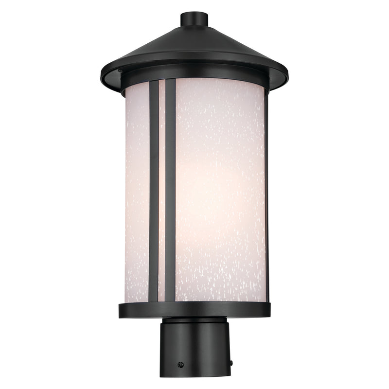 Kichler 59101BK One Light Outdoor Post Mount, Black