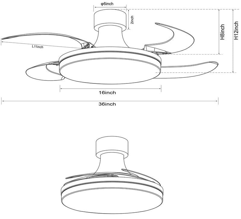 Beacon Fanaway 21066501 Orbit 36" Ceiling Fan, Matte Black Alternate Image 8.jpg