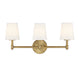 Shoppers Lighting SH80051NB Audrey Three Light Bathroom Vanity Light, Natural Brass Main Image.jpg