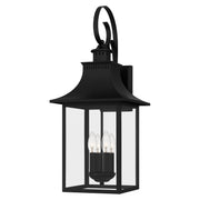 Quoizel CCR8412K Chancellor Four Light Outdoor Wall Lantern, Mystic Black Main Image.jpg