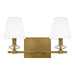 Quoizel KLS8616WS Kelsey Glen Two Light Bath, Weathered Brass Main Image.jpg