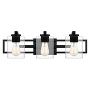 Quoizel LANS8624MBK Lansdowne Three Light Bath, Matte Black Main Image.jpg