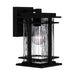 Quoizel MCL8405EK McAlister One Light Outdoor Wall Mount, Earth Black Main Image.jpg