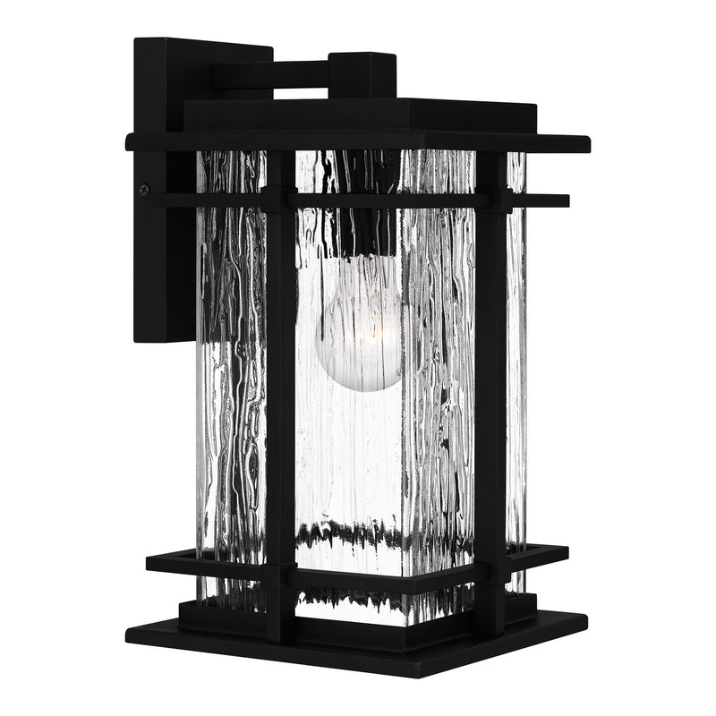 Quoizel MCL8408EK McAlister One Light Outdoor Wall Mount, Earth Black Main Image.jpg