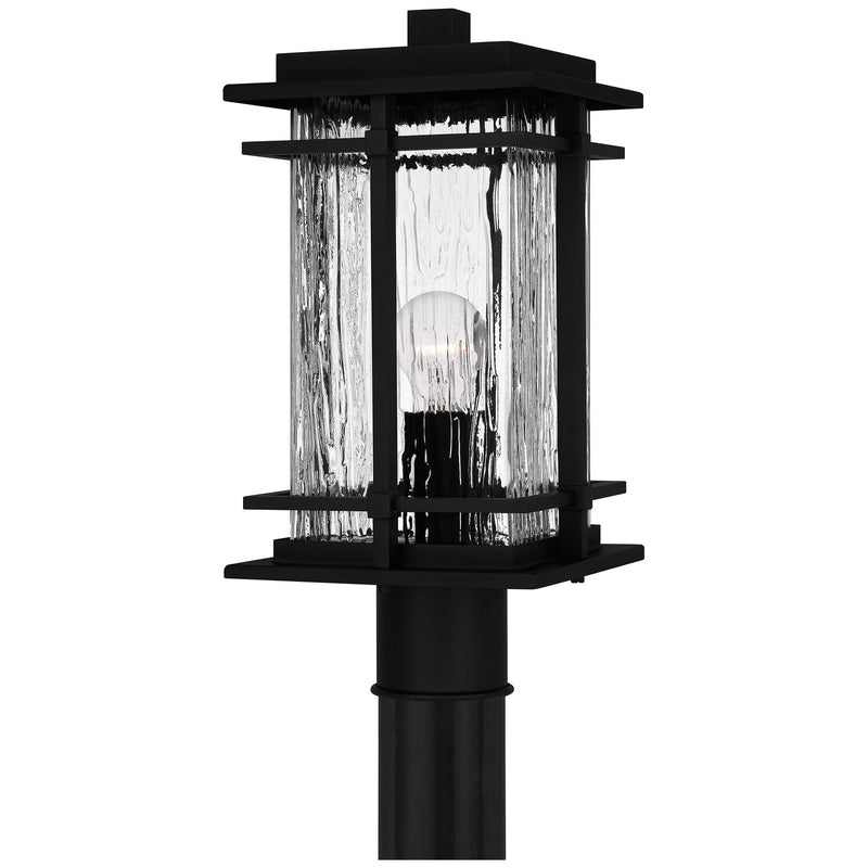 Quoizel MCL9008EK McAlister One Light Outdoor Wall Mount, Earth Black Main Image.jpg