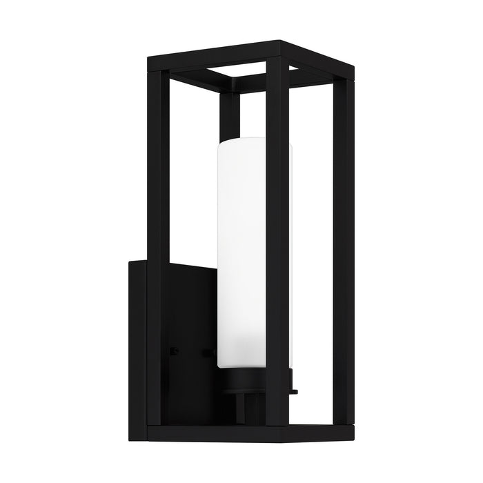 Quoizel NEV8405MBK Neville One Light Outdoor Lantern, Matte Black Main Image.jpg