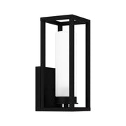 Quoizel NEV8406MBK Neville One Light Outdoor Lantern, Matte Black Main Image.jpg