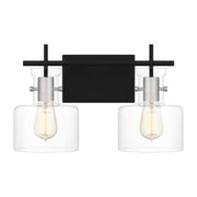 Quoizel PEN8616MBK Pensbury Two Light Bath, Matte Black Main Image.jpg