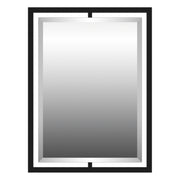 Quoizel QR1857MBK Quoizel Reflections Mirror, Matte Black Main Image.jpg