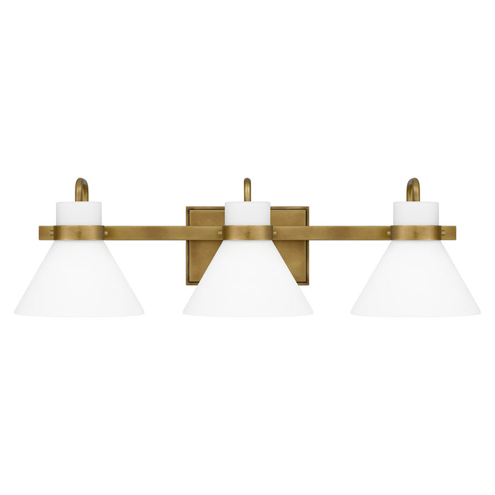 Quoizel RGN8625WS Regency Three Light Bath, Weathered Brass Main Image.jpg