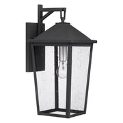 Quoizel STNL8409MB Stoneleigh One Light Outdoor Wall Mount, Mottled Black Main Image.jpg