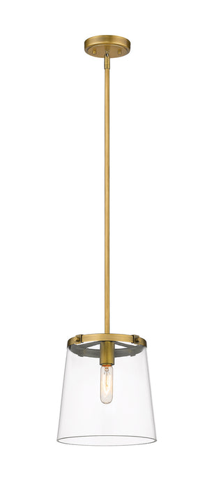 Z-Lite 3032P10-RB Callista One Light Pendant, Rubbed Brass Main Image.jpg